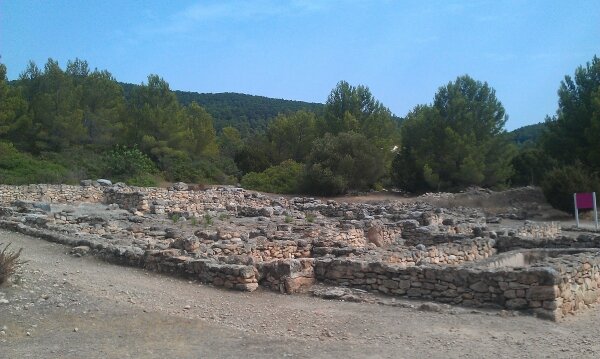 The ruins at Ses Paises de Cala d'Hort, Ibiza
